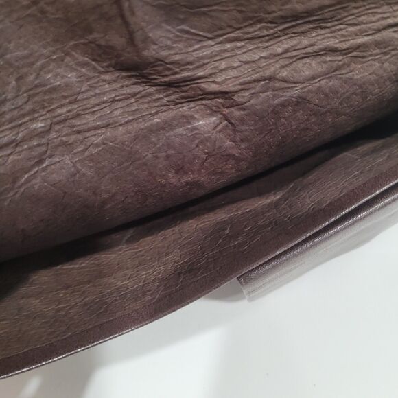 NINA RICCI Vintage Leather Bifold Long Wallet Designer Leopard Brown - Picture 4 of 10